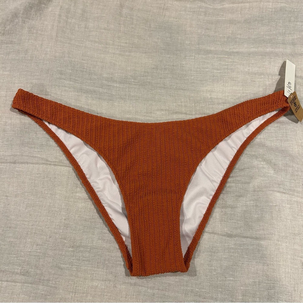 PINK women’s Crinkle Brazilian Bikini Bottom size XXL NEW